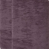 Set of Two Purple Turkish Cotton 27" X 54" Bath Towels - HomeRoots - Flyclothing LLC