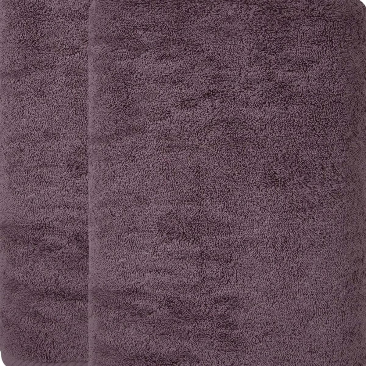 Set of Two Purple Turkish Cotton 27" X 54" Bath Towels - HomeRoots - Flyclothing LLC