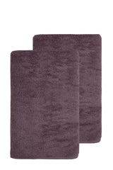 Set of Two Purple Turkish Cotton 27" X 54" Bath Towels - HomeRoots - Flyclothing LLC
