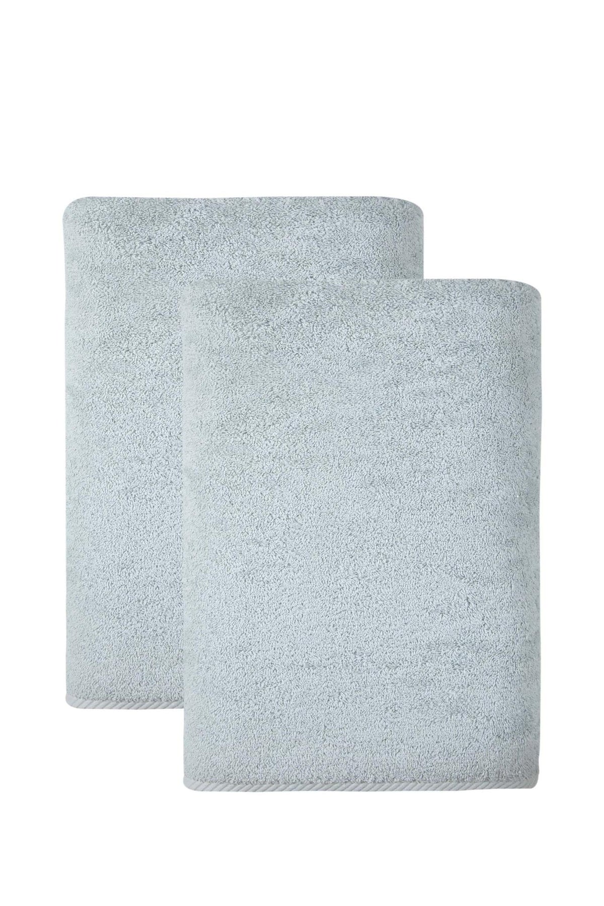 Set of Two Aqua Turkish Cotton 40" X 70" Bath Sheet - HomeRoots - Flyclothing LLC