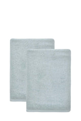 Set of Two Aqua Turkish Cotton 27" X 54" Bath Towels - HomeRoots - Flyclothing LLC