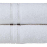 Set of Two White Turkish Cotton 16" X 30" Hand Towels - HomeRoots - Flyclothing LLC