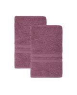 Set of Two Pink Turkish Cotton 16" X 30" Hand Towels - HomeRoots - Flyclothing LLC