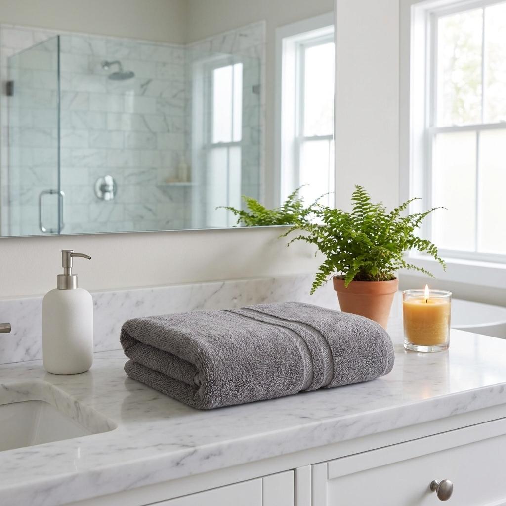 Set of Two Dark Gray Turkish Cotton 16" X 30" Hand Towels - HomeRoots - Flyclothing LLC