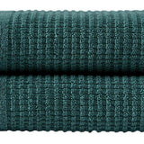 Set of Two Green Polka Dots Turkish Cotton 27" X 54" Bath Towels - HomeRoots - Flyclothing LLC