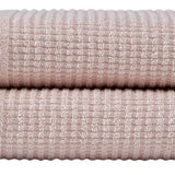 Set of Two Pink Polka Dots Turkish Cotton 27" X 54" Bath Towels - HomeRoots - Flyclothing LLC