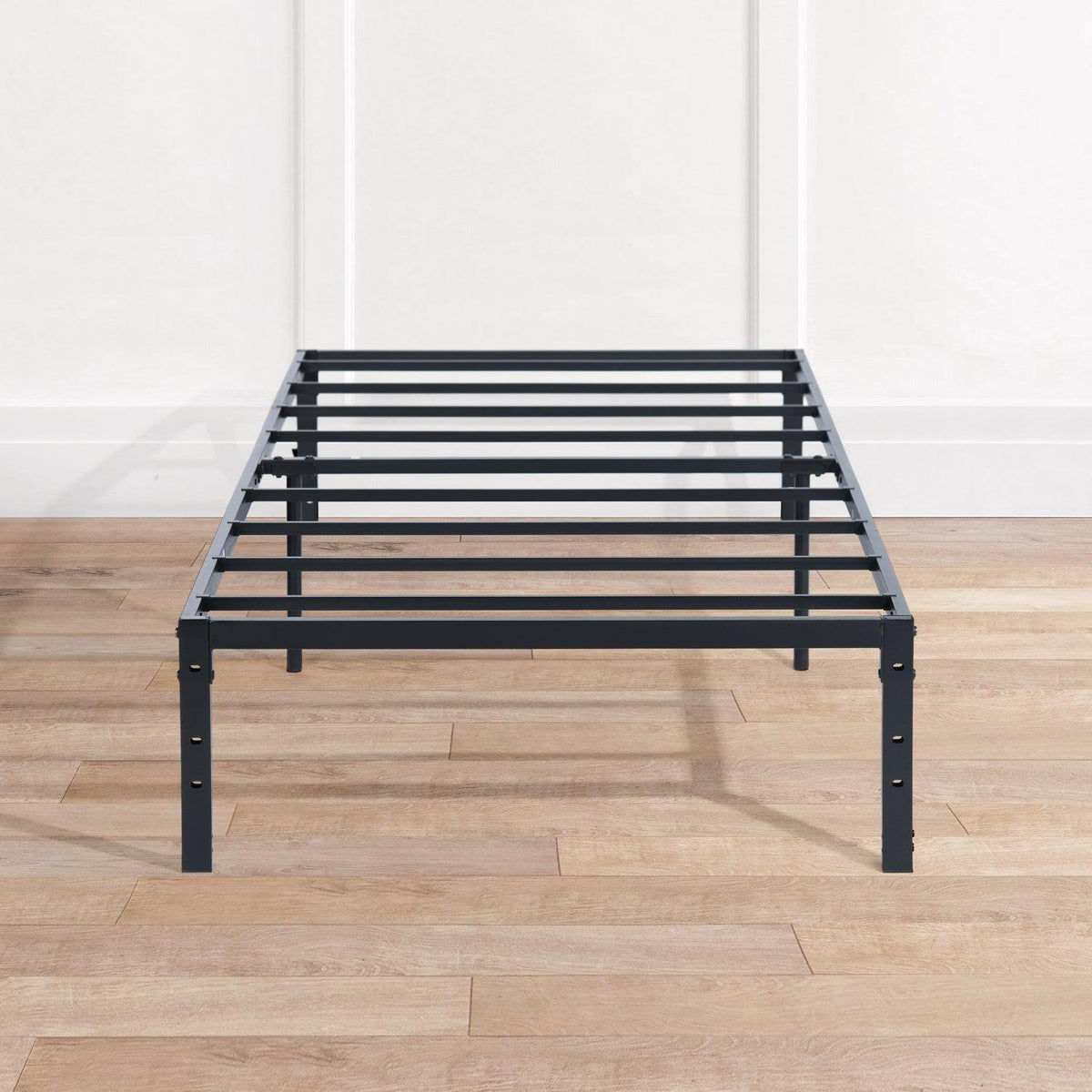 Black Steel Full Bed Frame - HomeRoots - Flyclothing LLC