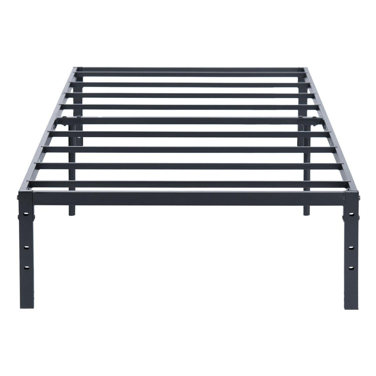 Black Steel Full Bed Frame - HomeRoots - Flyclothing LLC