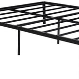Black Steel Full Bed Frame - HomeRoots - Flyclothing LLC