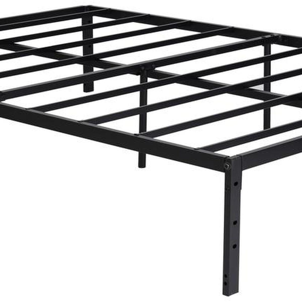 Black Steel Full Bed Frame - HomeRoots - Flyclothing LLC