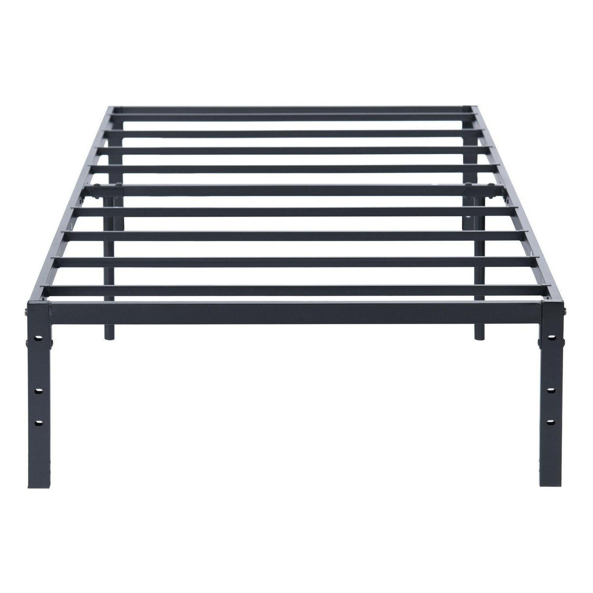 Black Steel Full Bed Frame - HomeRoots - Flyclothing LLC
