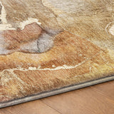 8' X 10' Beige And Taupe Abstract Shag Washable Area Rug With UV Protection - HomeRoots - Flyclothing LLC