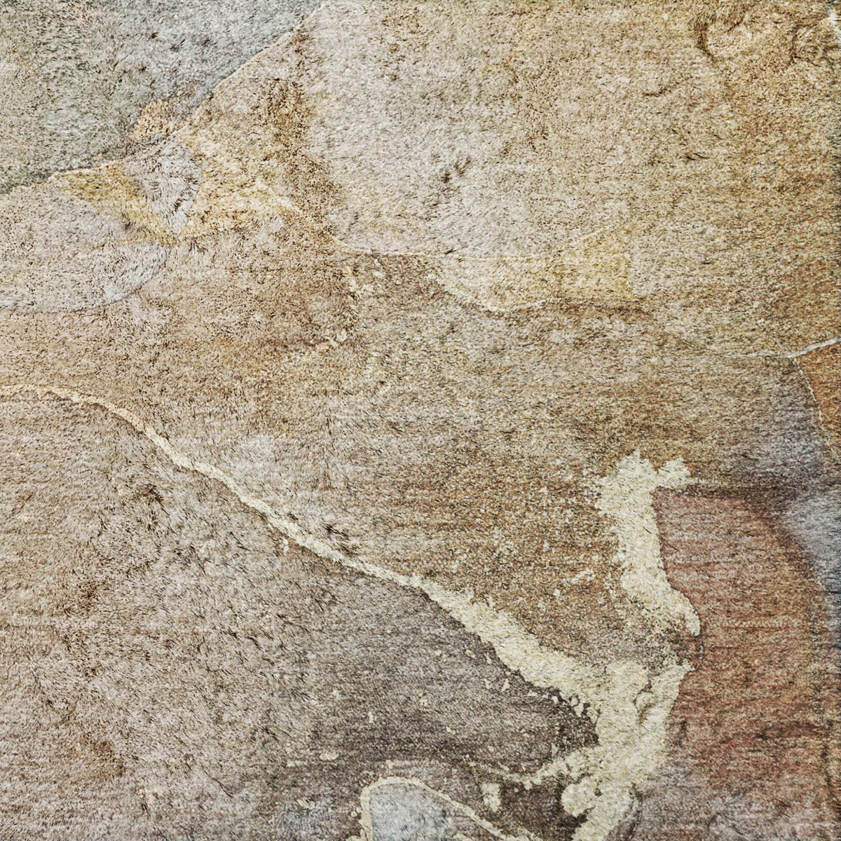 9' X 12' Beige And Taupe Abstract Shag Washable Area Rug With UV Protection - HomeRoots - Flyclothing LLC
