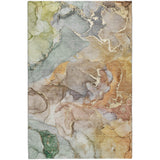 10' X 14' Beige And Taupe Abstract Shag Washable Area Rug With UV Protection - HomeRoots - Flyclothing LLC