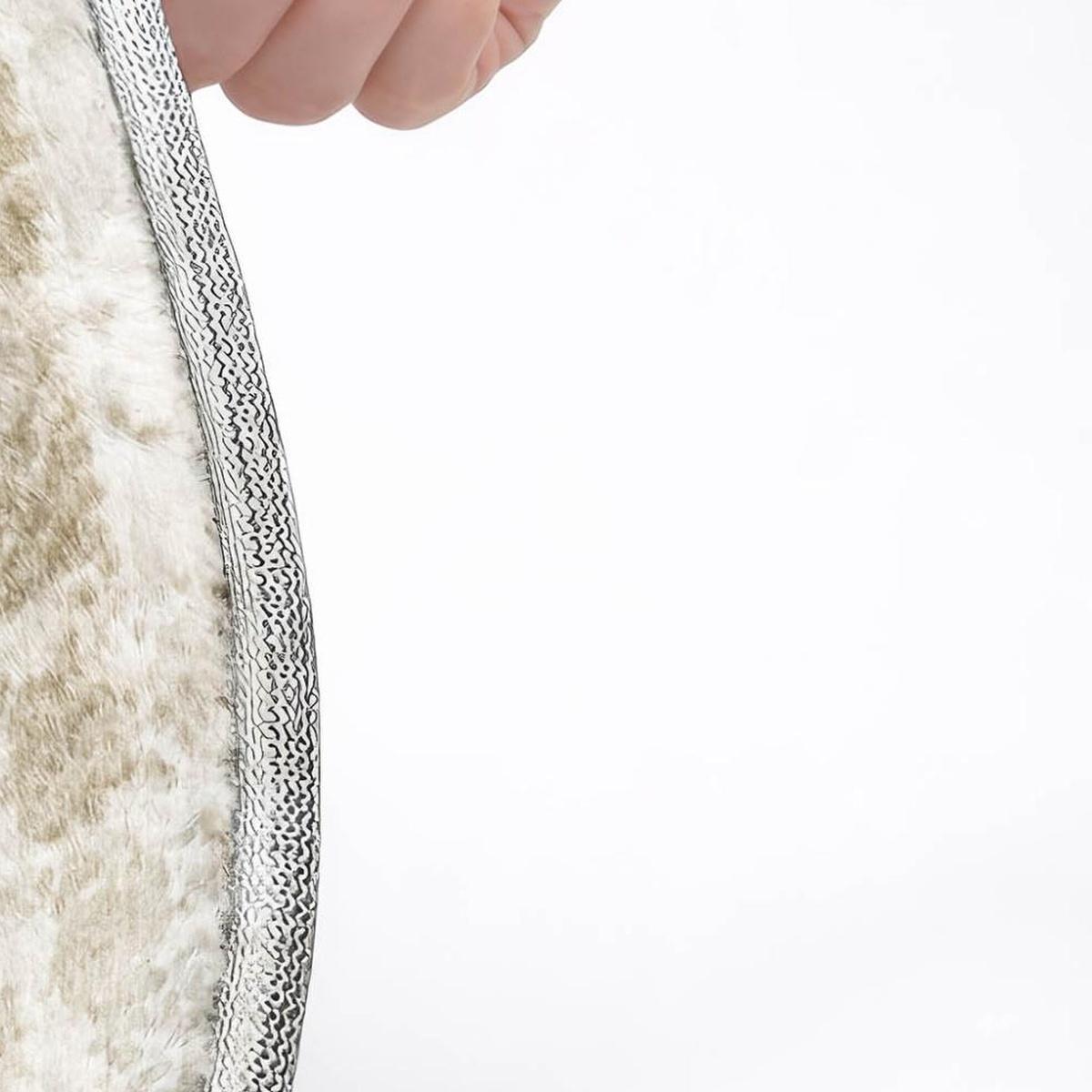 8' X 10' Beige And Ivory Geometric Shag Washable Area Rug With UV Protection - HomeRoots - Flyclothing LLC