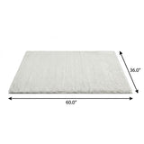 3' X 5' Beige And Ivory Abstract Shag Washable Area Rug With UV Protection - HomeRoots - Flyclothing LLC