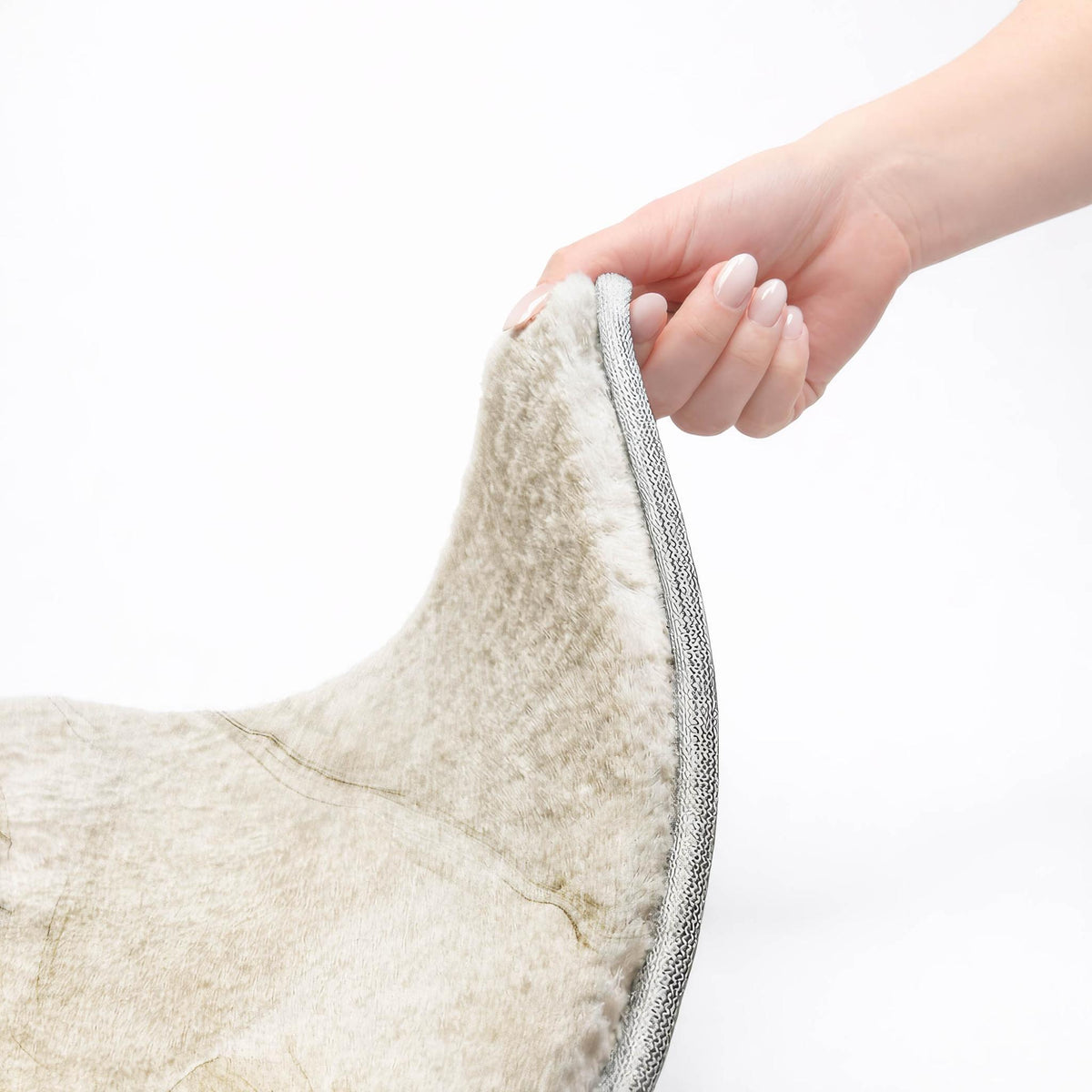 3' X 5' Beige And Ivory Abstract Shag Washable Area Rug With UV Protection - HomeRoots - Flyclothing LLC