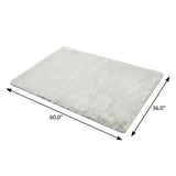 3' X 5' Blue And Teal Abstract Shag Washable Area Rug With UV Protection - HomeRoots - Flyclothing LLC