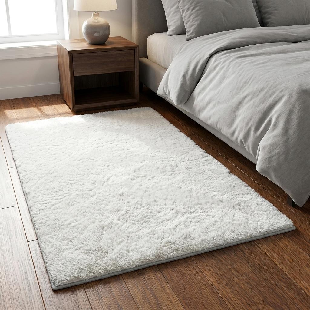 3' X 5' Blue And Teal Abstract Shag Washable Area Rug With UV Protection - HomeRoots - Flyclothing LLC