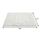10' X 14' Blue And Teal Abstract Shag Washable Area Rug With UV Protection - HomeRoots - Flyclothing LLC
