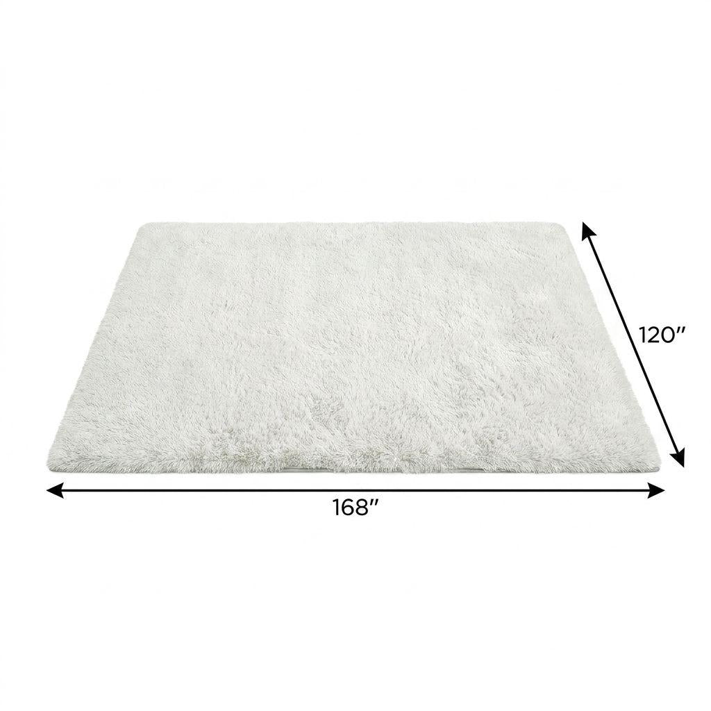 10' X 14' Blue And Teal Abstract Shag Washable Area Rug With UV Protection - HomeRoots - Flyclothing LLC