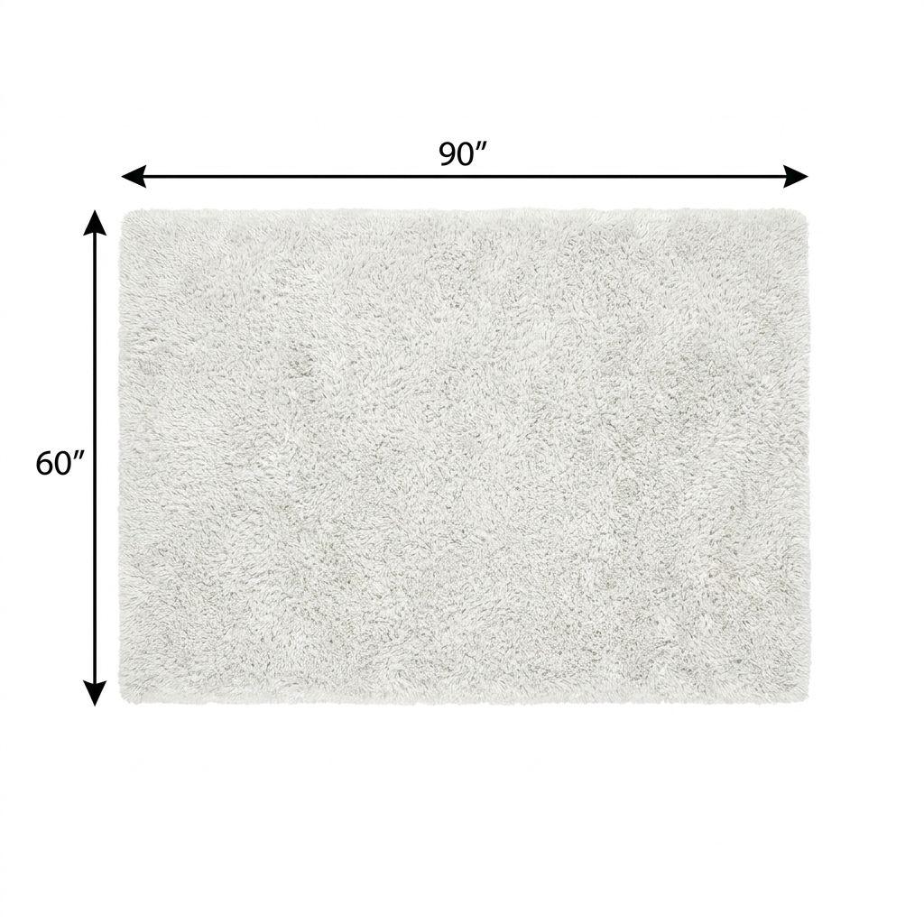 5' X 8' Blush And Taupe Abstract Shag Washable Area Rug With UV Protection - HomeRoots - Flyclothing LLC