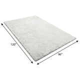 8' X 10' Blush And Taupe Abstract Shag Washable Area Rug With UV Protection - HomeRoots - Flyclothing LLC