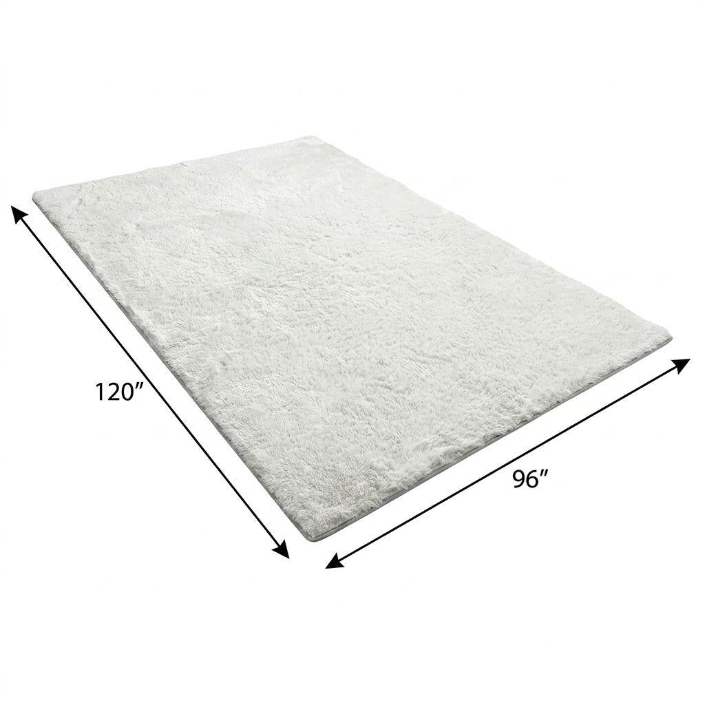 8' X 10' Blush And Taupe Abstract Shag Washable Area Rug With UV Protection - HomeRoots - Flyclothing LLC