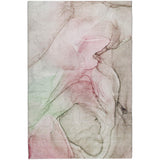 10' X 14' Blush And Taupe Abstract Shag Washable Area Rug With UV Protection - HomeRoots - Flyclothing LLC