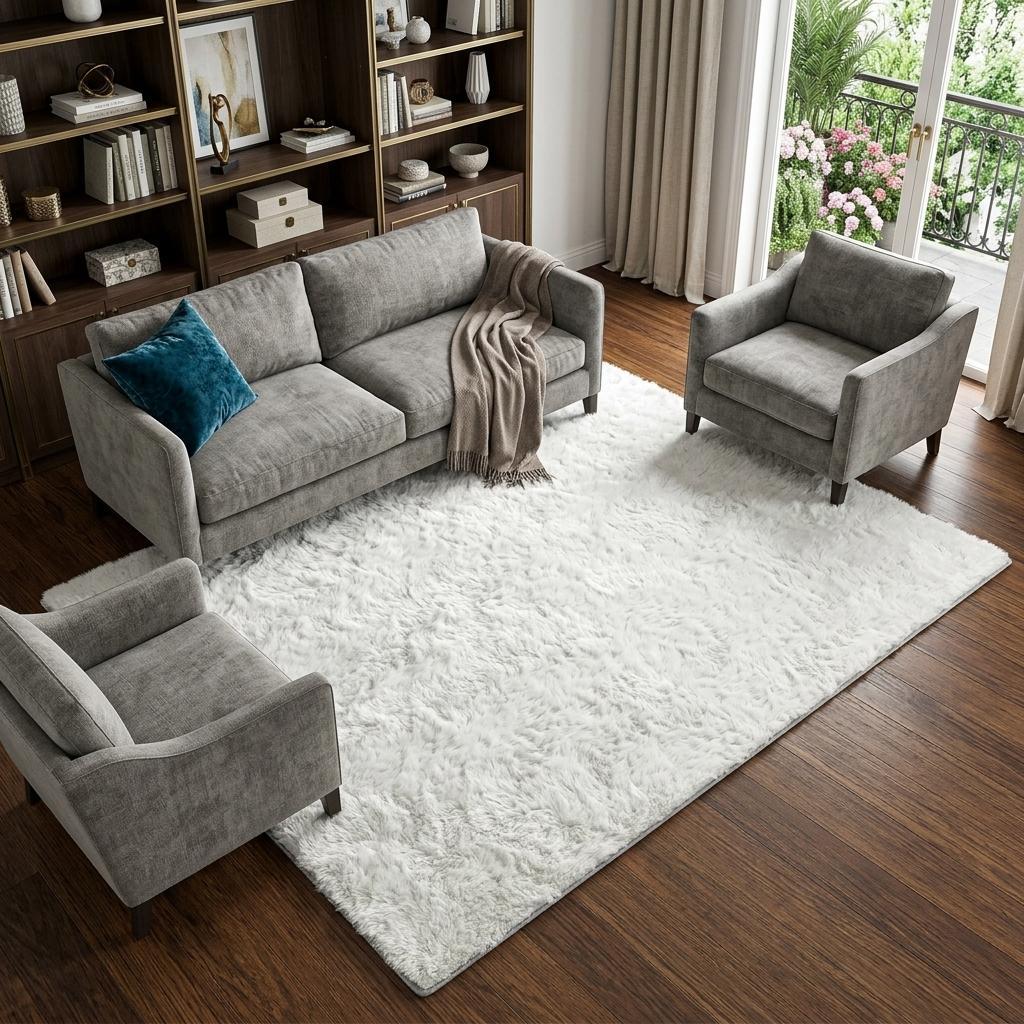 10' X 14' Blush And Taupe Abstract Shag Washable Area Rug With UV Protection - HomeRoots - Flyclothing LLC