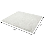 8' X 10' Gray And Charcoal Abstract Shag Washable Area Rug With UV Protection - HomeRoots - Flyclothing LLC