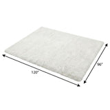 8' X 10' Beige And Gray Abstract Shag Washable Area Rug With UV Protection - HomeRoots - Flyclothing LLC