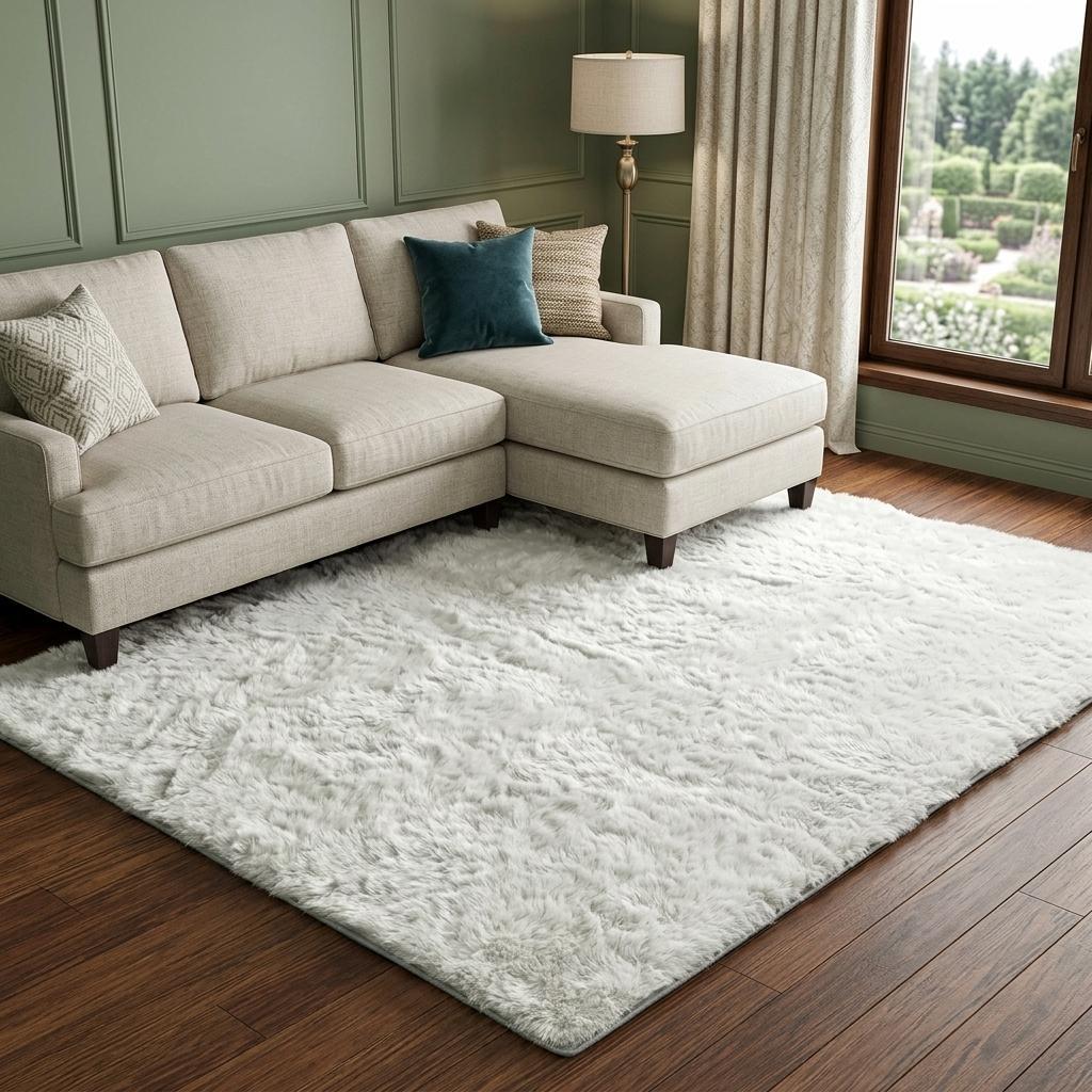 8' X 10' Beige And Gray Abstract Shag Washable Area Rug With UV Protection - HomeRoots - Flyclothing LLC