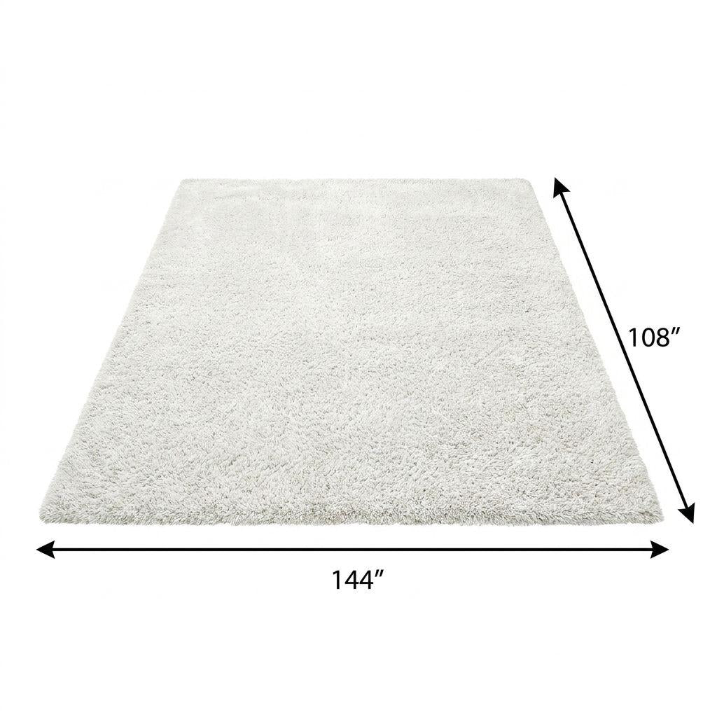 9' X 12' Beige And Gray Abstract Shag Washable Area Rug With UV Protection - HomeRoots - Flyclothing LLC