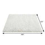 10' X 14' Beige And Gray Abstract Shag Washable Area Rug With UV Protection - HomeRoots - Flyclothing LLC