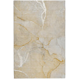 10' X 14' Beige And Gray Abstract Shag Washable Area Rug With UV Protection - HomeRoots - Flyclothing LLC