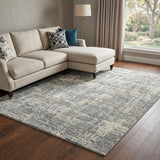 10' X 14' Beige And Gray Abstract Shag Washable Area Rug With UV Protection - HomeRoots - Flyclothing LLC