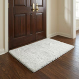 3' X 5' Orange And Peach Abstract Shag Washable Area Rug With UV Protection - HomeRoots - Flyclothing LLC