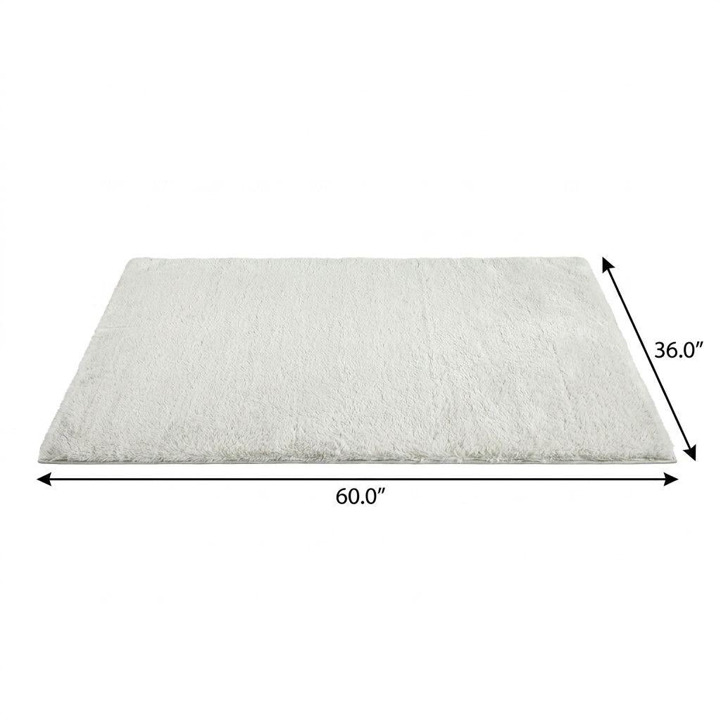 3' X 5' Orange And Peach Abstract Shag Washable Area Rug With UV Protection - HomeRoots - Flyclothing LLC