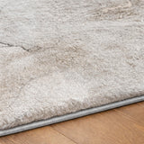 3' X 5' Gray And Charcoal Abstract Shag Washable Area Rug With UV Protection - HomeRoots - Flyclothing LLC