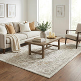 5' X 8' Gray And Charcoal Abstract Shag Washable Area Rug With UV Protection - HomeRoots - Flyclothing LLC