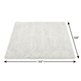 9' X 12' Orange And Peach Abstract Shag Washable Area Rug With UV Protection - HomeRoots - Flyclothing LLC