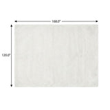 10' X 14' Orange And Peach Abstract Shag Washable Area Rug With UV Protection - HomeRoots - Flyclothing LLC