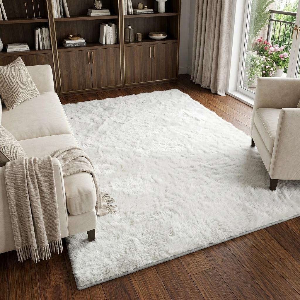 10' X 14' Gray And Charcoal Abstract Shag Washable Area Rug With UV Protection - HomeRoots - Flyclothing LLC
