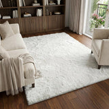 10' X 14' Gray And Charcoal Abstract Shag Washable Area Rug With UV Protection - HomeRoots - Flyclothing LLC