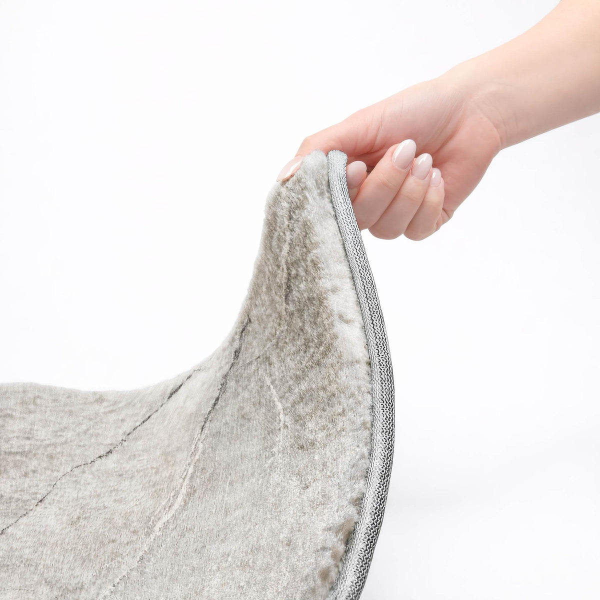 10' X 14' Gray And Charcoal Abstract Shag Washable Area Rug With UV Protection - HomeRoots - Flyclothing LLC
