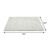 3' X 5' Teal And Turquoise Abstract Shag Washable Area Rug With UV Protection - HomeRoots - Flyclothing LLC