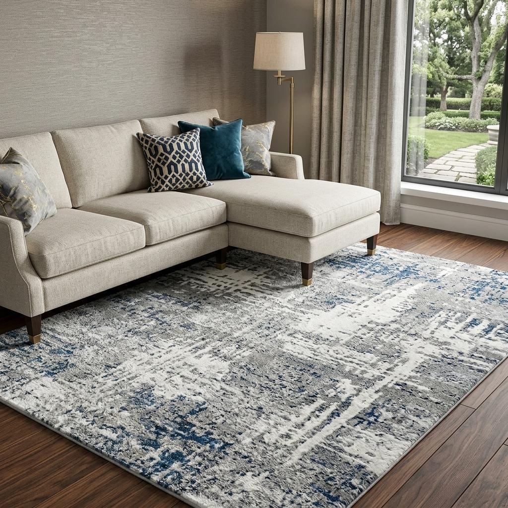 10' X 14' Pink And Purple Abstract Shag Washable Area Rug With UV Protection - HomeRoots - Flyclothing LLC