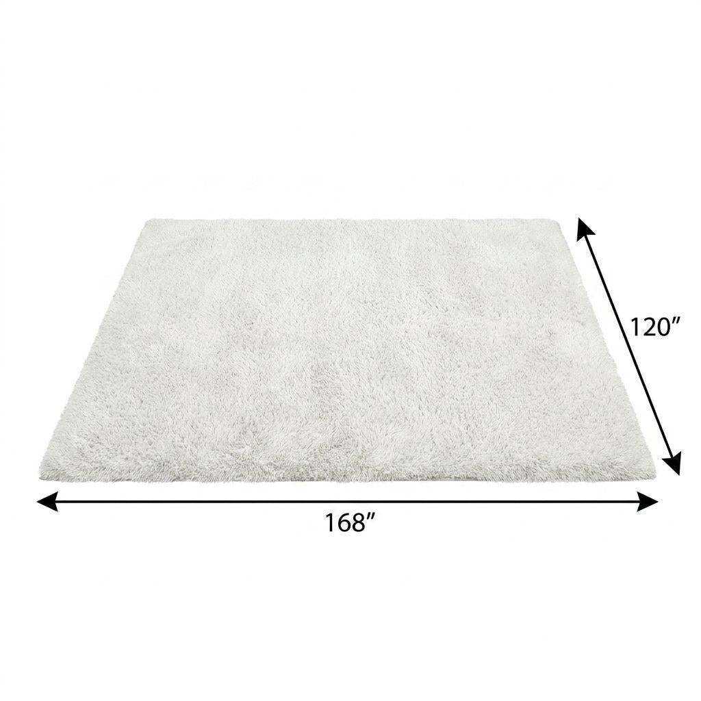 10' X 14' Pink And Purple Abstract Shag Washable Area Rug With UV Protection - HomeRoots - Flyclothing LLC