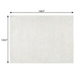 10' X 14' Purple And Ivory Abstract Shag Washable Area Rug With UV Protection - HomeRoots - Flyclothing LLC